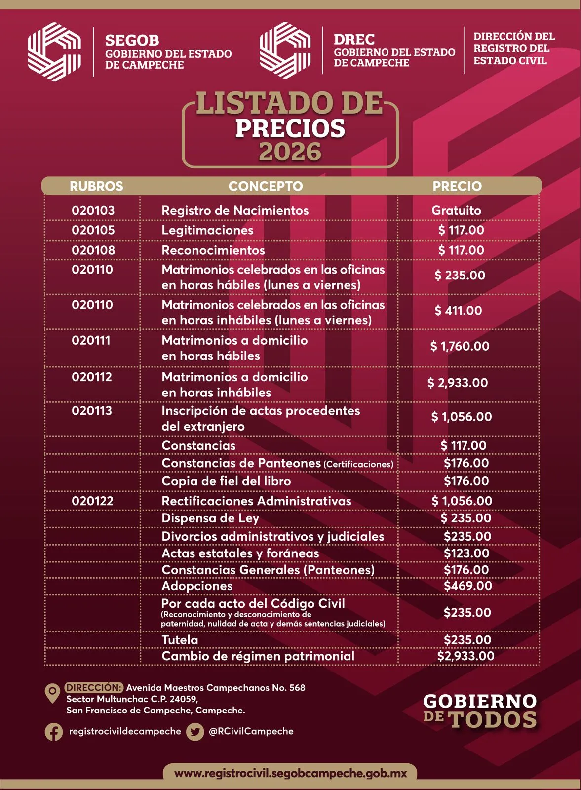 Secretaría de Gobierno del Estado de Campeche